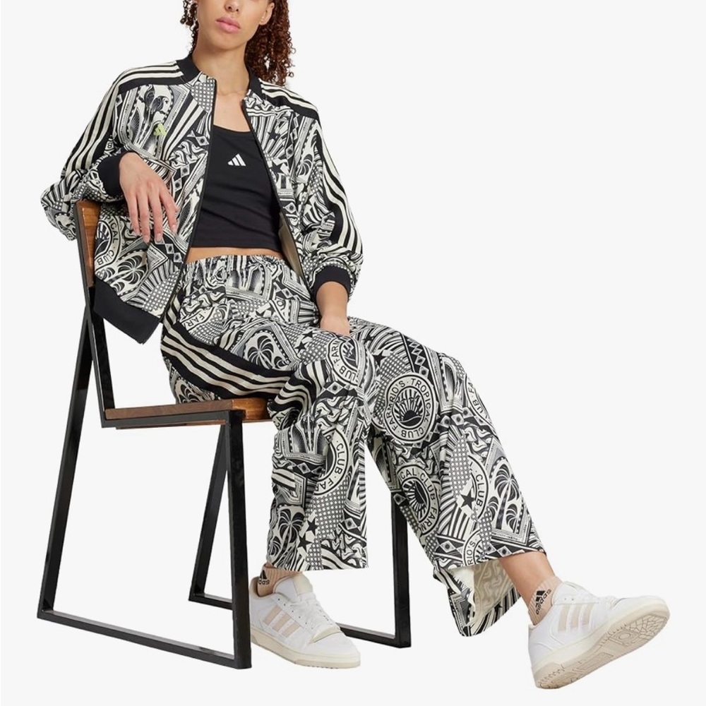 Farm Rio x Adidas Womens Two-Piece Tiro Track Suit Set